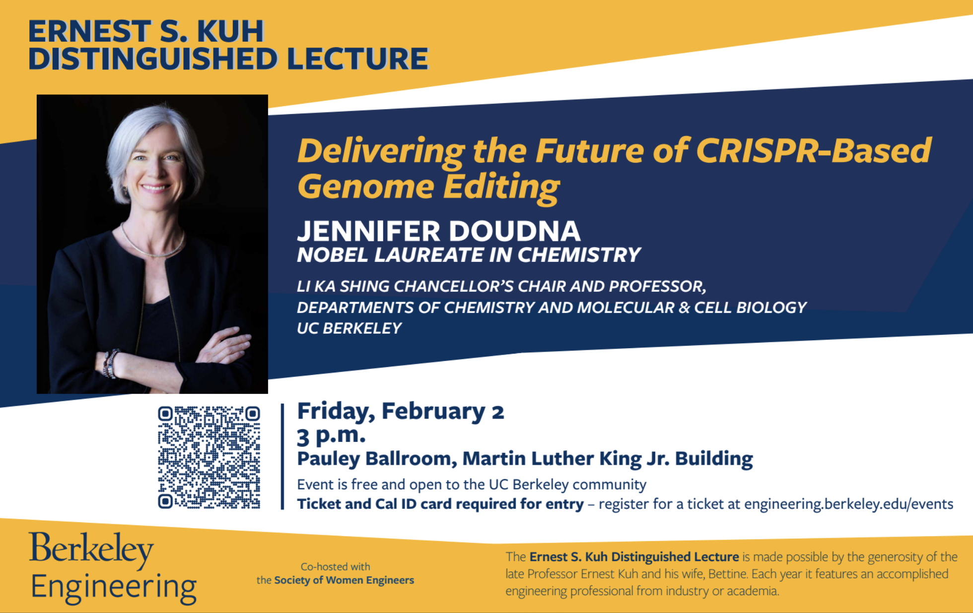 2024 Kuh Lecture with Nobel Laureate Jennifer Doudna